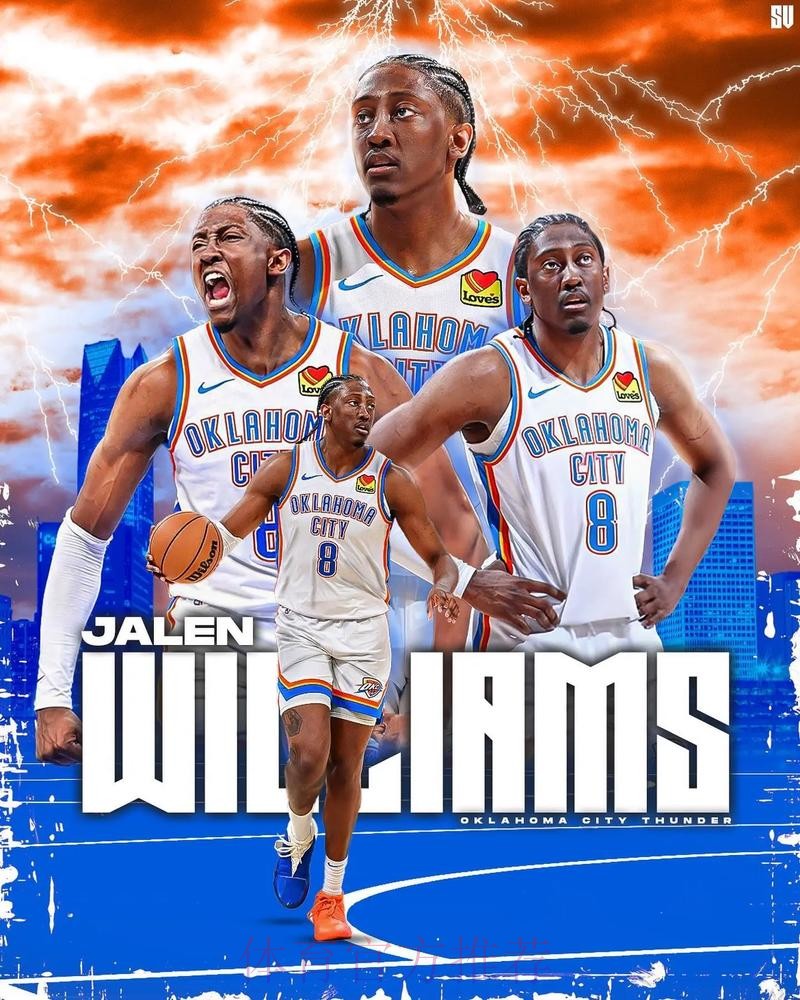 常规赛1月14日：马刺VS雷霆 杰伦·威廉姆斯集锦